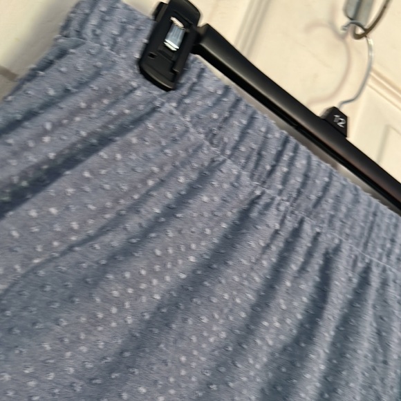 Miss U waistband Swiss dot ruffle skirt in country blue - Picture 9 of 11